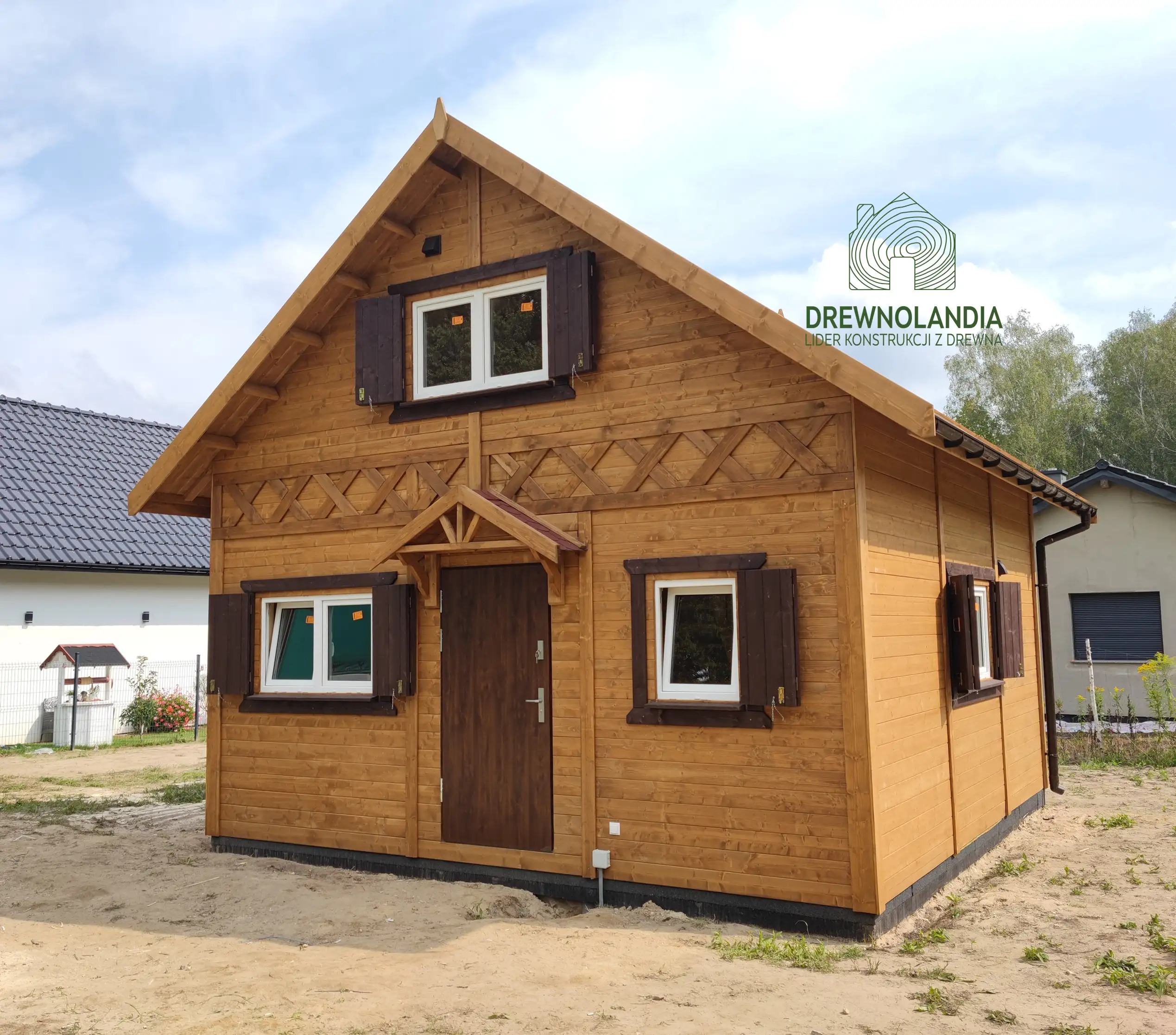 Wiktor V z oknami PCV - 5,9x5,9m