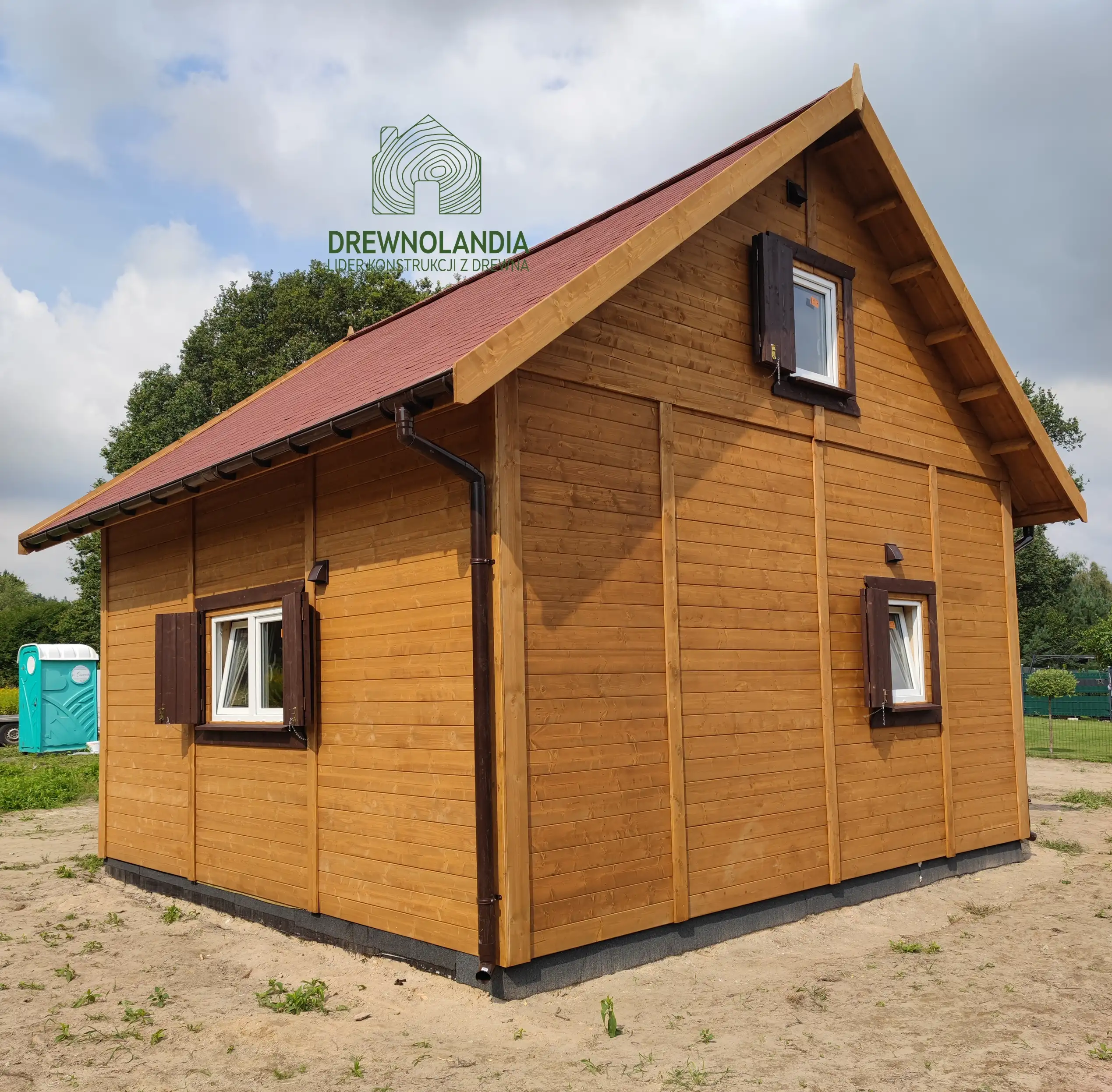 Wiktor V z oknami PCV - 5,9x5,9m