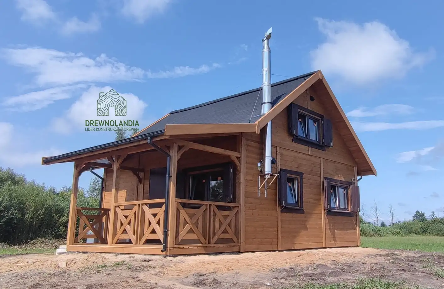 Wiktor V z oknami PCV - 5,9x5,9m