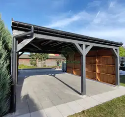 Wiata samochodowa Sara 6x5m – Nowoczesne zadaszenie dla dwóch aut - zdjęcie 6