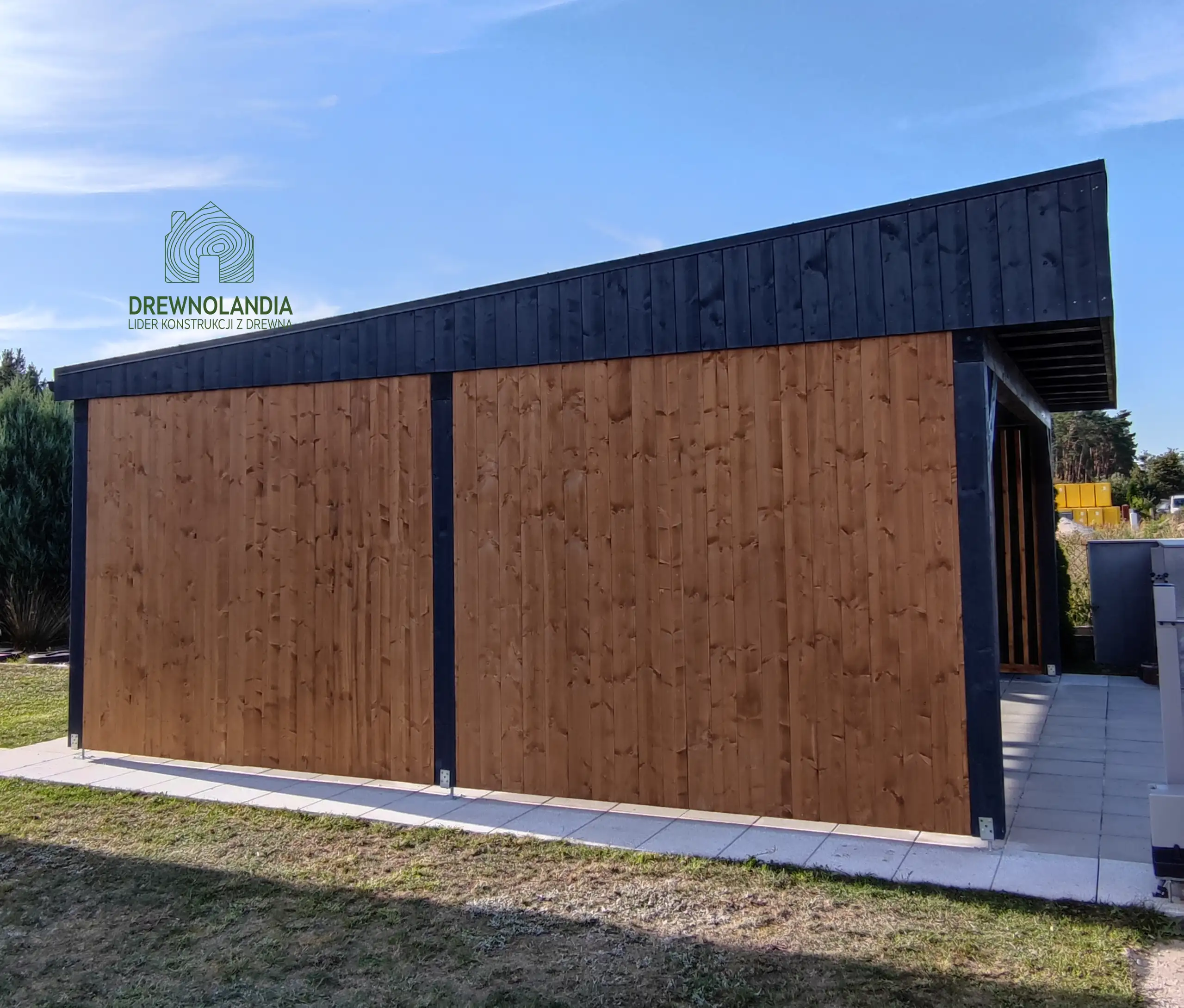 Wiata samochodowa Sara 6x5m – Nowoczesne zadaszenie dla dwóch aut