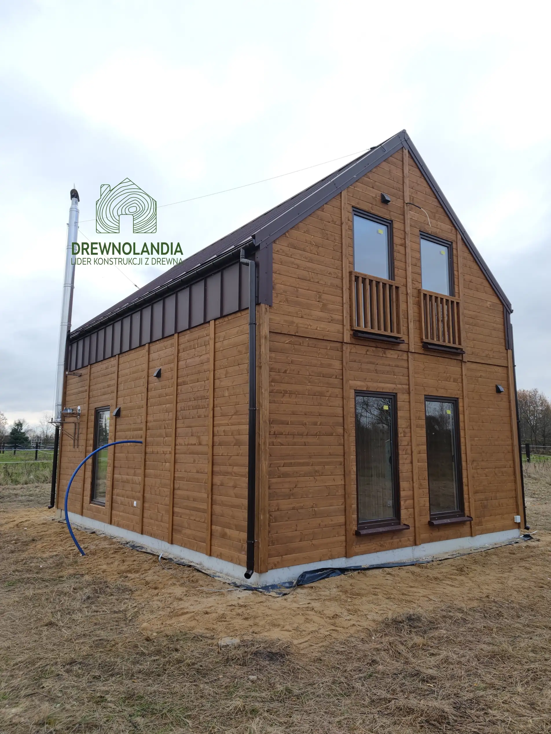 Dom drewniany Richard - nowoczesna stodoła - 47 m2