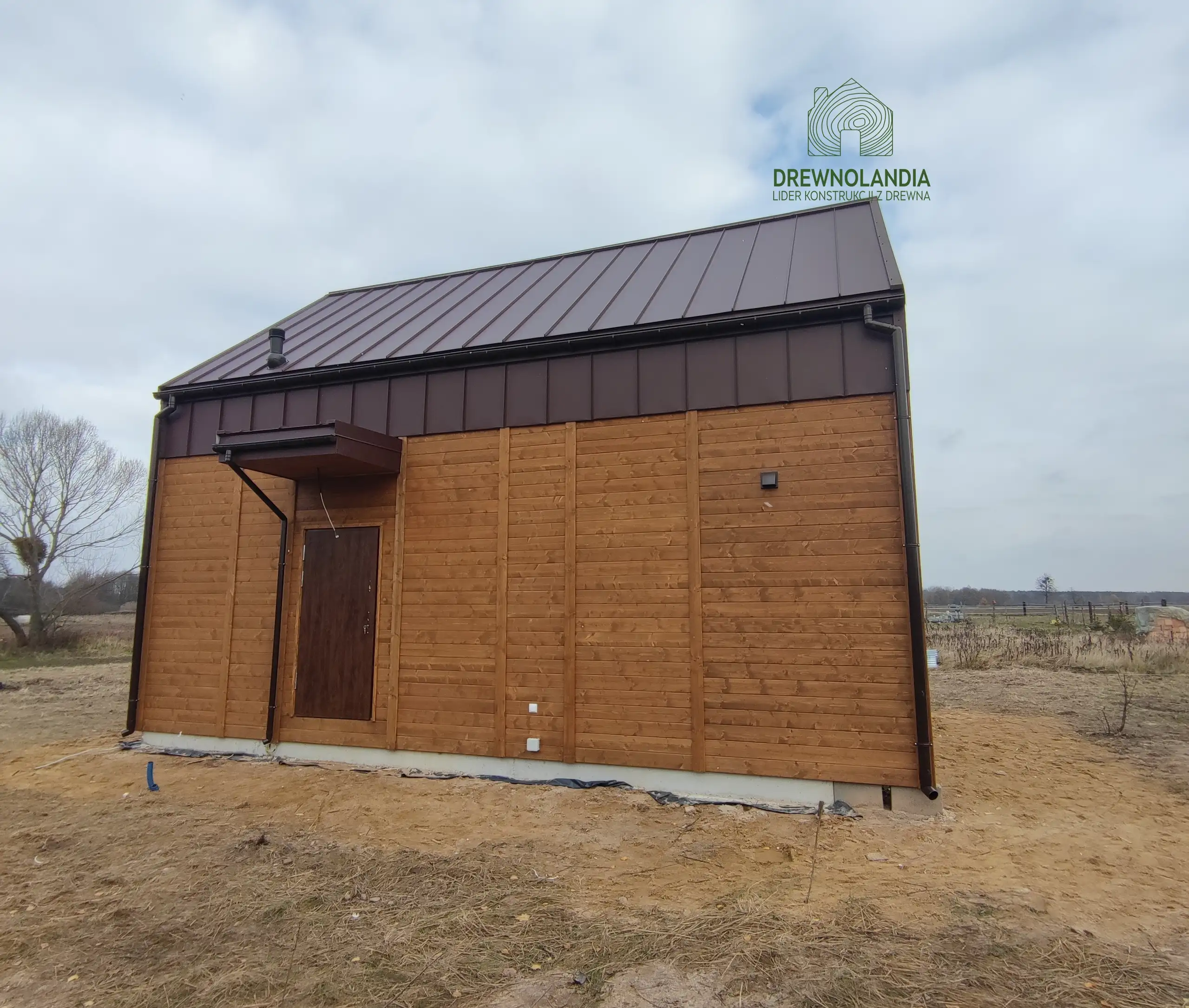 Dom drewniany Richard - nowoczesna stodoła - 47 m2