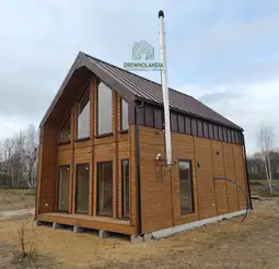 Dom drewniany Richard - nowoczesna stodoła - 47 m2 - zdjęcie 6