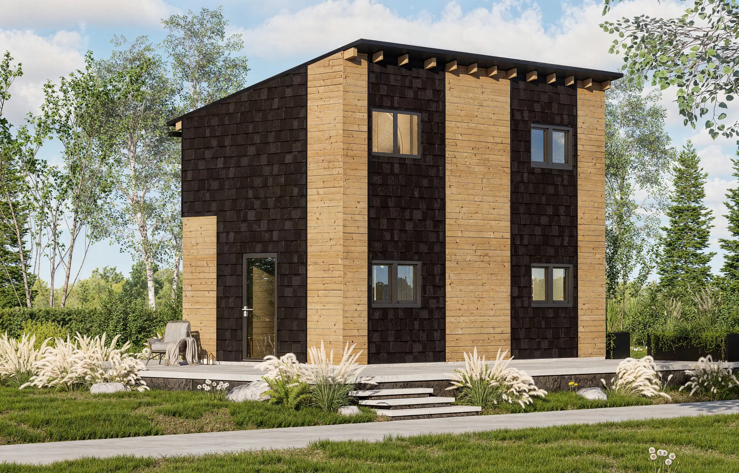 Domek rekreacyjny całoroczny CRP4 - 35 m²