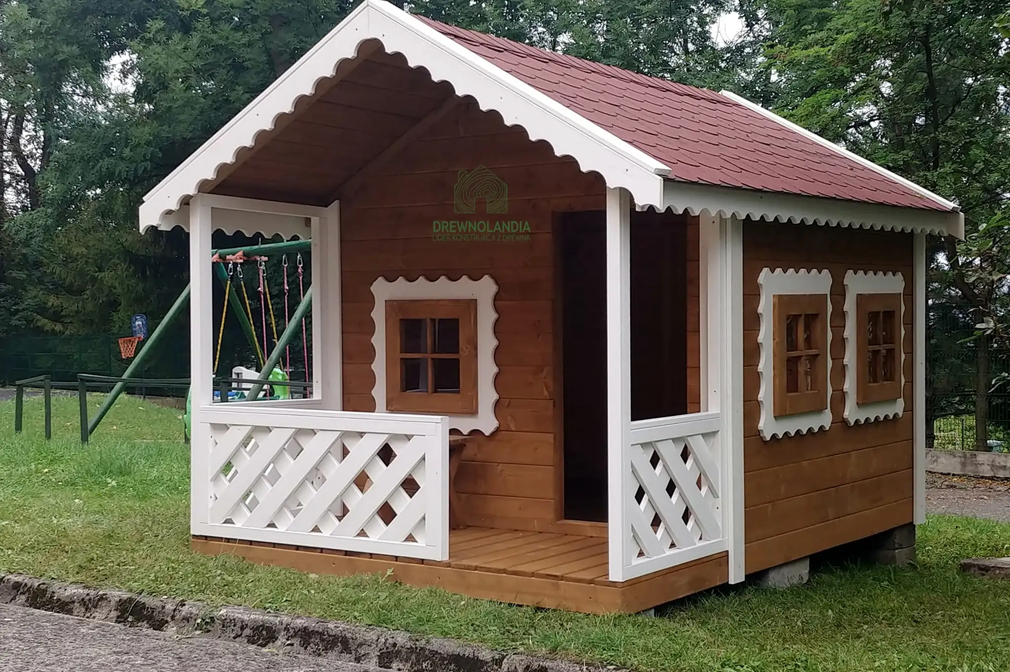 Drewniany Domek Dla Dzieci Kitty III - 2,8x2m