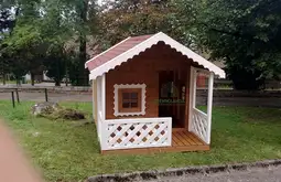 Drewniany Domek Dla Dzieci Kitty III - 2,8x2m - zdjęcie 16