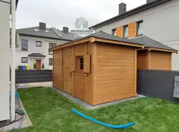 Drewniany Domek narzędziowy Jerzy - 4x3m  - zdjęcie 20