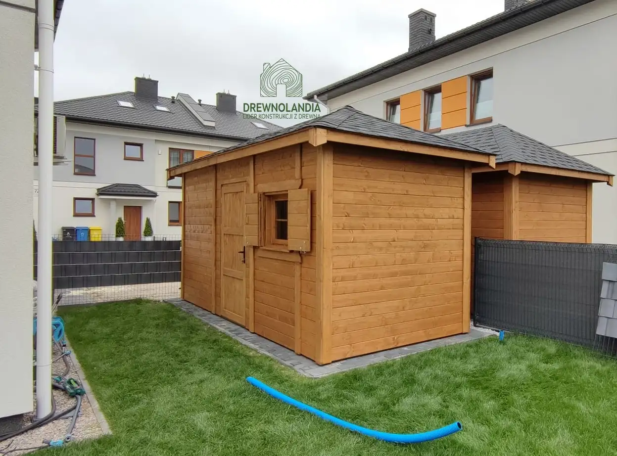Drewniany Domek narzędziowy Jerzy - 4x3m