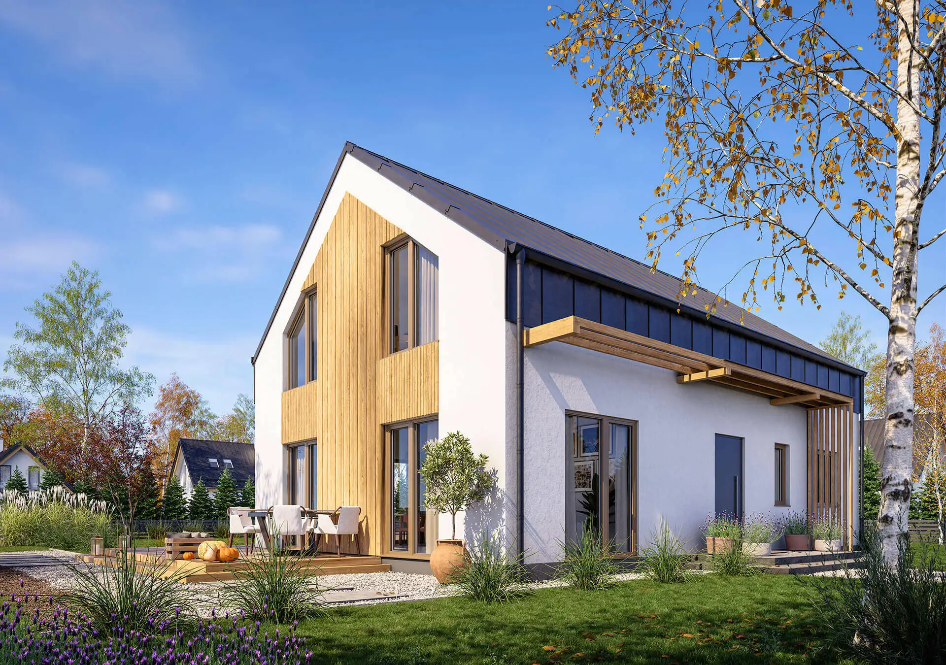 Dom mieszkalny całoroczny DREWNOLANDIA V5  - WT 2021 