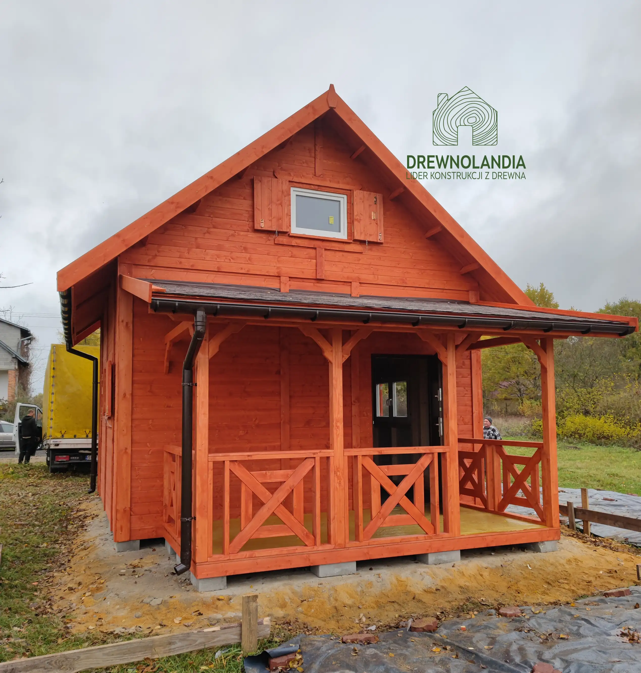 Domek Ogrodowy z tarasem Marcel II - 5x5m 