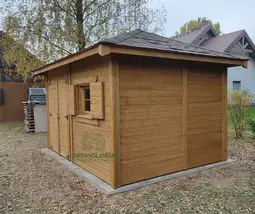 Drewniany Domek narzędziowy Jerzy - 4x3m  - zdjęcie 15