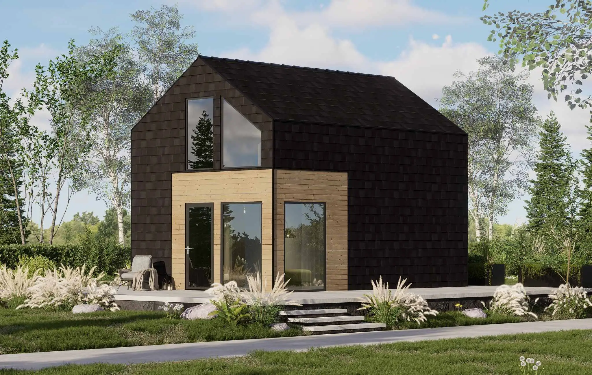 Domek rekreacyjny całoroczny CRK18 – 45 m²