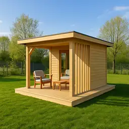 Nowoczesny Domek-Altana ogrodowa Milan – 3×2,5m + taras 3x2m - zdjęcie 1