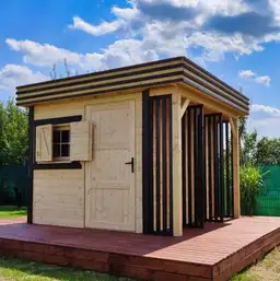 Domek gospodarczy z drewna Bonifacy v2 - 3x2,5m  - zdjęcie 1