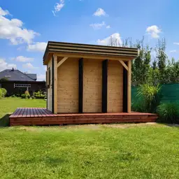 Domek gospodarczy z drewna Bonifacy v2 - 3x2,5m  - zdjęcie 6