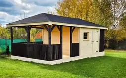 Modułowy Domek z Altaną i Drewutnią Ludwik v2 6×3 m - zdjęcie 5