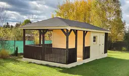 Modułowy Domek z Altaną i Drewutnią Ludwik v2 6×3 m - zdjęcie 9