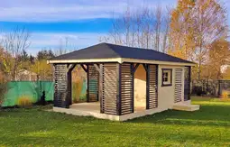 Zabudowa Ogrodowa 3w1: Altana, Domek, Drewutnia Ludwik v5 7×3 m - zdjęcie 5