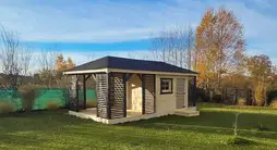 Zabudowa Ogrodowa 3w1: Altana, Domek, Drewutnia Ludwik v5 7×3 m - zdjęcie 8