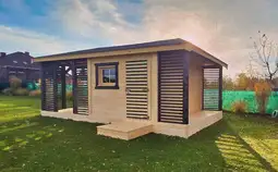 Zabudowa Ogrodowa 3w1: Altana, Domek, Drewutnia Ludwik v5 7×3 m - zdjęcie 11