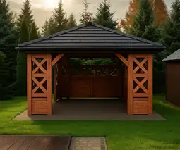 Altana Diana, pokryta blachą - 4x3,5m  - zdjęcie 1