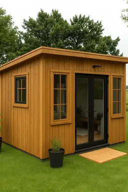 Drewniany Domek narzędziowy Grzegorz - 3,5x3,5m  - zdjęcie 5