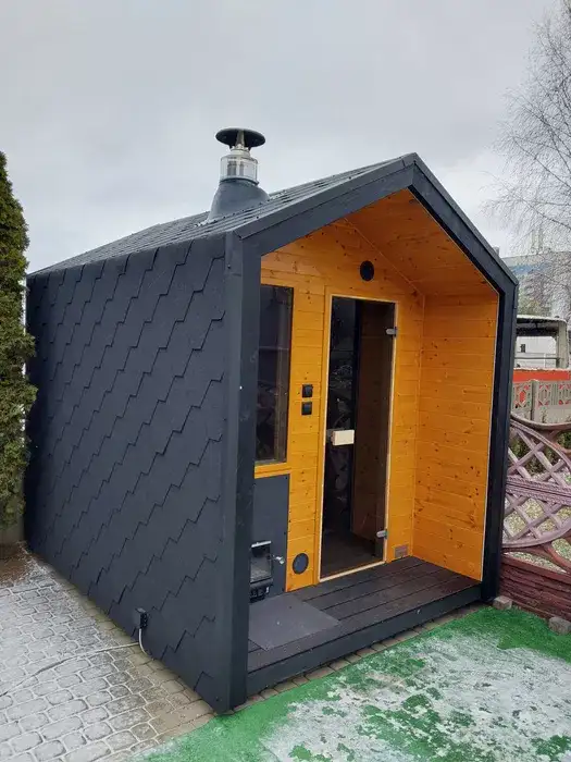 Sauna Fińska z piecem opalanym drewnem 2