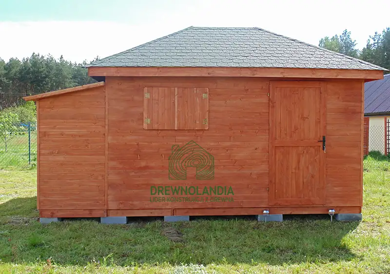 Drewniany Domek narzędziowy Jerzy - 4x3m