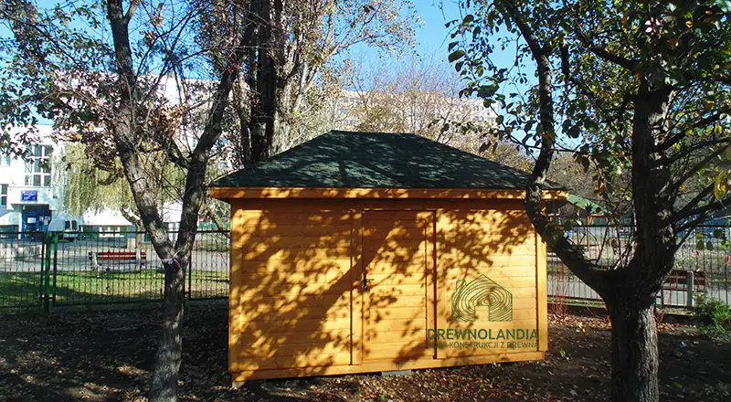 Drewniany Domek narzędziowy Jerzy - 4x3m