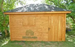 Drewniany Domek narzędziowy Jerzy - 4x3m  - zdjęcie 31