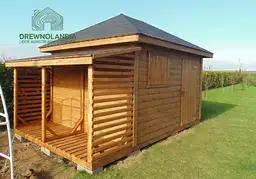 Drewniany Domek narzędziowy Jerzy - 4x3m  - zdjęcie 36