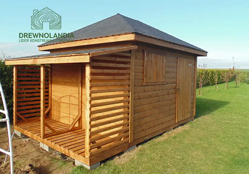 Drewniany Domek narzędziowy Jerzy - 4x3m