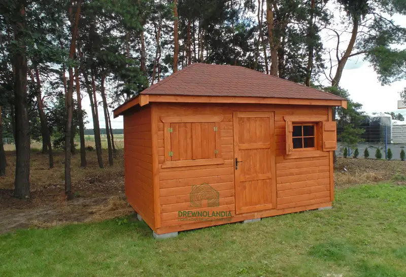 Drewniany Domek narzędziowy Jerzy - 4x3m