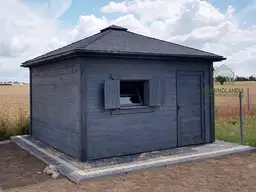 Domek gospodarczy z drewna Filip - 3x3m  - zdjęcie 3