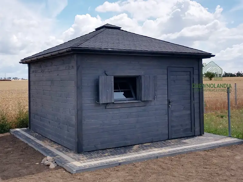 Domek gospodarczy z drewna Filip - 3x3m 