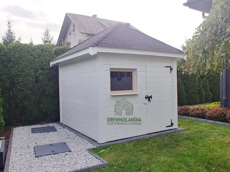 Domek gospodarczy z drewna Filip - 3x3m 