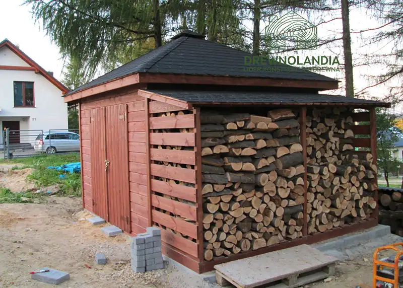 Domek gospodarczy z drewna Filip - 3x3m 