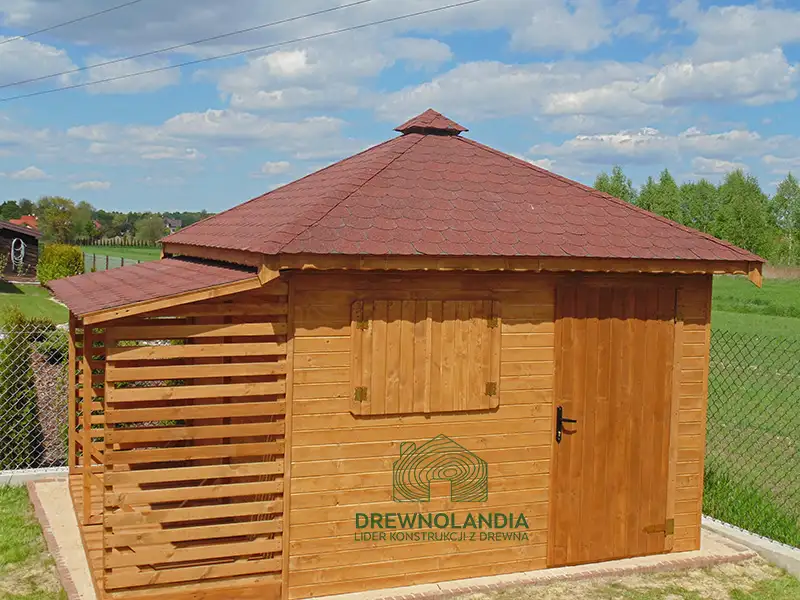 Domek gospodarczy z drewna Filip - 3x3m 