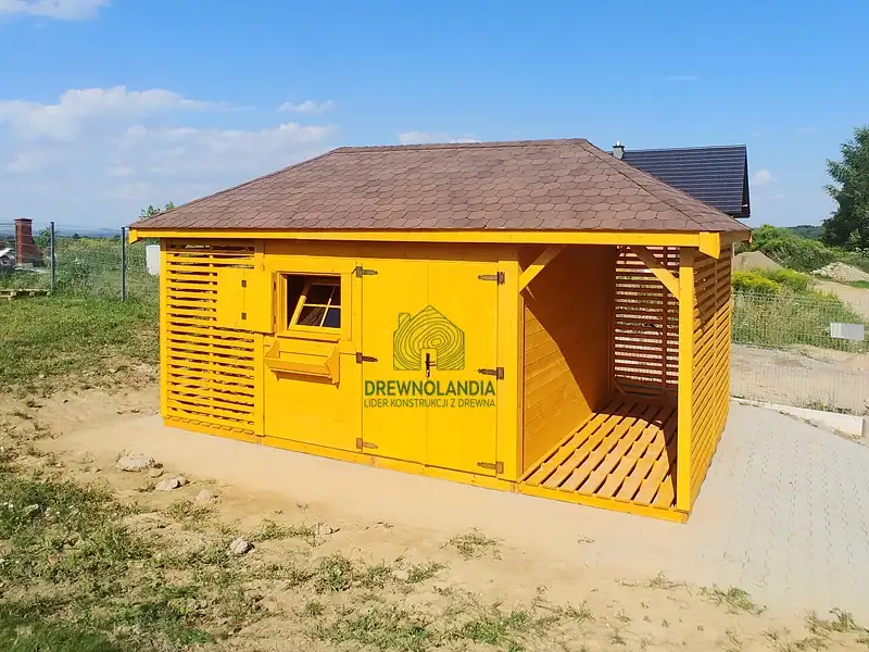 Domek gospodarczy do dużego ogrodu Kacper Bis - 6x4m