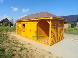 Domek gospodarczy do dużego ogrodu Kacper Bis - 6x4m - zdjęcie 4