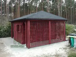 Domek gospodarczy do dużego ogrodu Kacper Bis - 6x4m - zdjęcie 8