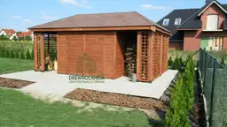 Domek gospodarczy do dużego ogrodu Kacper Bis - 6x4m - zdjęcie 11