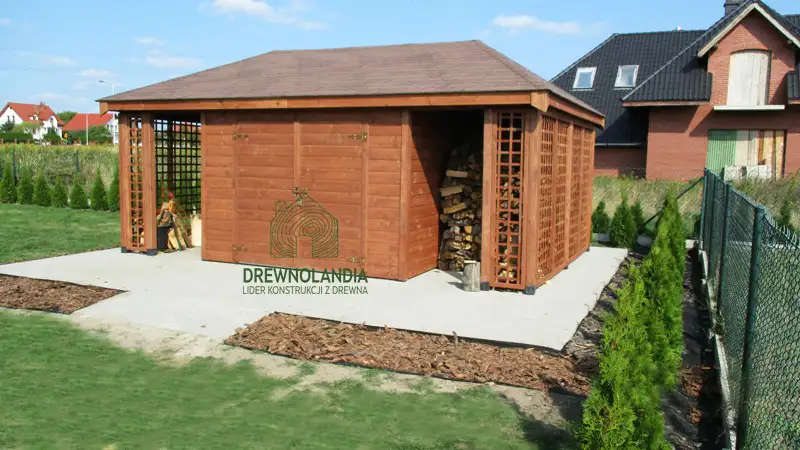 Domek gospodarczy do dużego ogrodu Kacper Bis - 6x4m