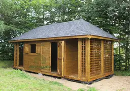 Domek gospodarczy do dużego ogrodu Kacper Bis - 6x4m - zdjęcie 1