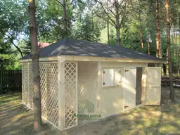 Domek gospodarczy do dużego ogrodu Kacper Bis - 6x4m - zdjęcie 17