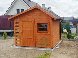 Domek gospodarczy z drewna Bonifacy - 3x2,5m  - zdjęcie 3