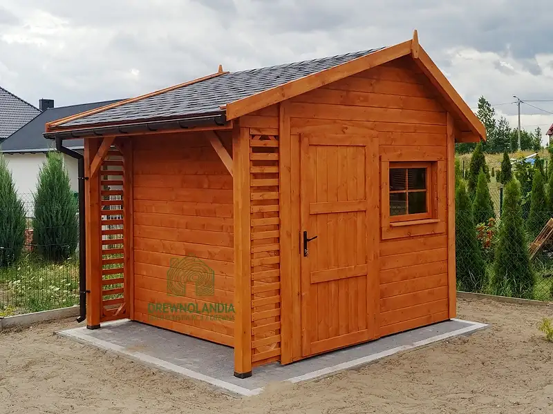 Domek gospodarczy z drewna Bonifacy - 3x2,5m