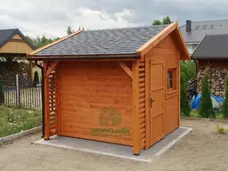 Domek gospodarczy z drewna Bonifacy - 3x2,5m  - zdjęcie 5