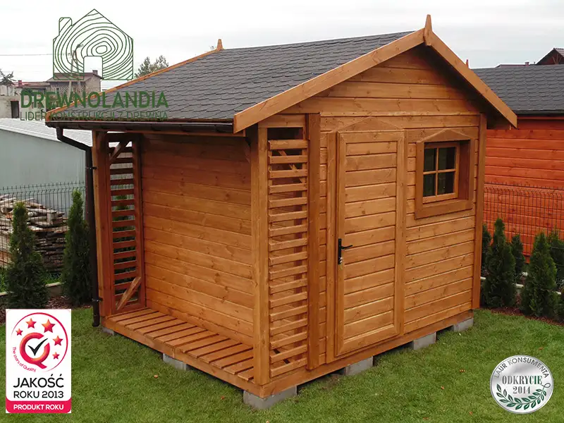 Domek gospodarczy z drewna Bonifacy - 3x2,5m